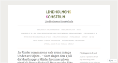Desktop Screenshot of lindholmenskonstskola.com
